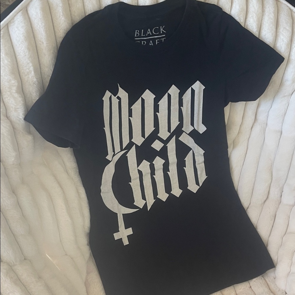 BlackCraft Women's Black Moon Child Tee - Picture 2 of 5